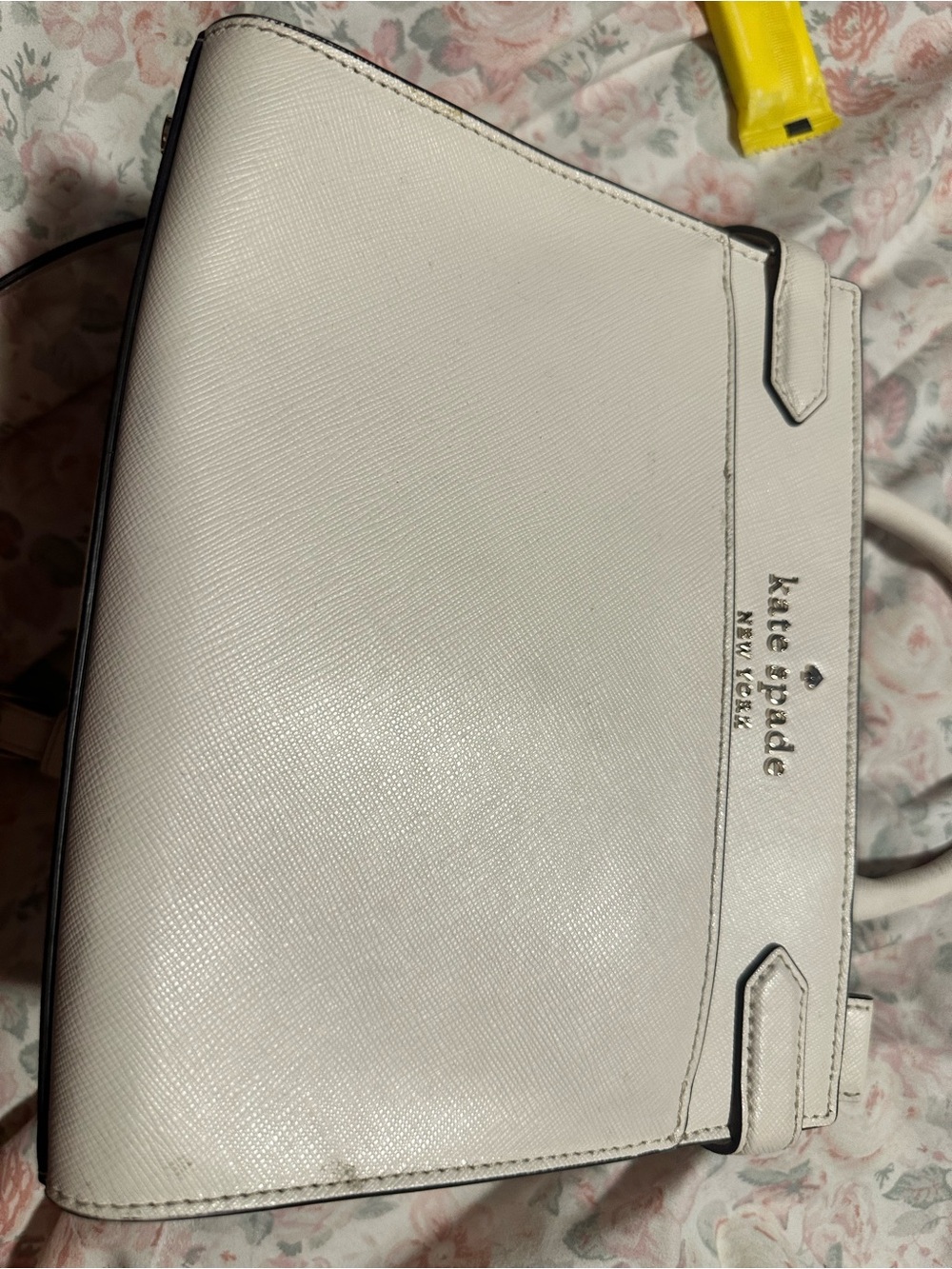 kate spade White Leather